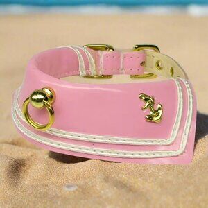Sailor Dog Collar 6–8" | Nautical | Small Dog | Made in USA | Cute Dog Collar